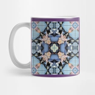 Blue Stone Work Mug